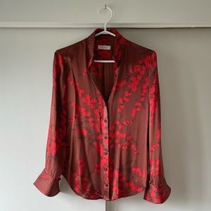 Equipment Silk Cherry Blossom Blouse